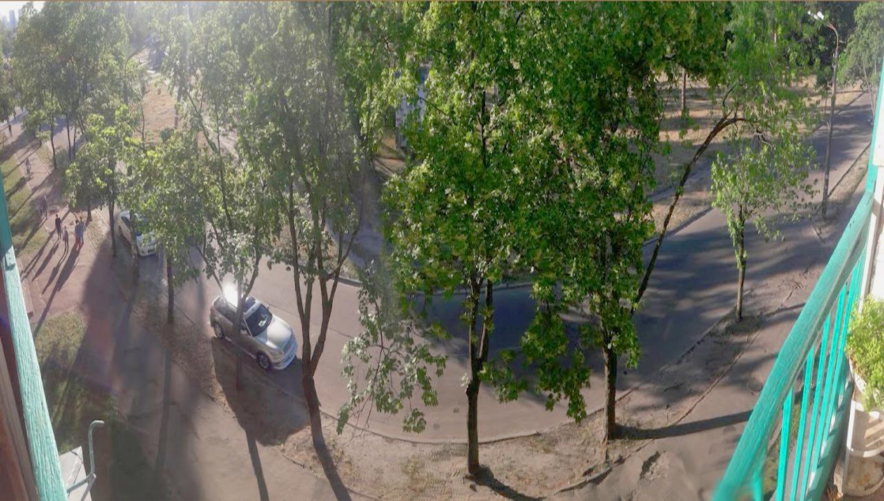 Однокомнатная Квартира На Улице Попудренко Kiev Bagian luar foto
